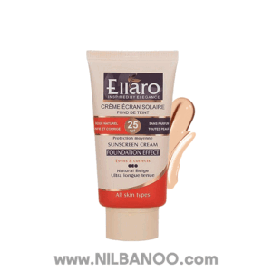 Ellaro Sunscreen Cream Foundation Effect SPF25 All Skin Type Natural