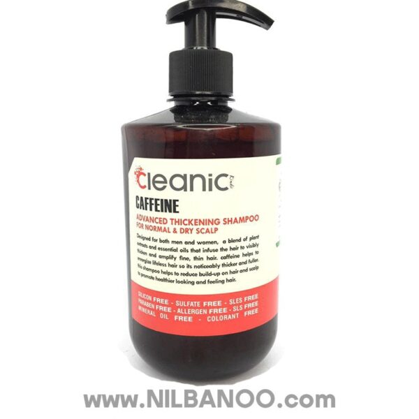 Cleanic Kindi Free Sulfate Caffeine Advanced Thickening Shampoo For dry Scalp