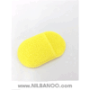 Facial sponge pad yellow