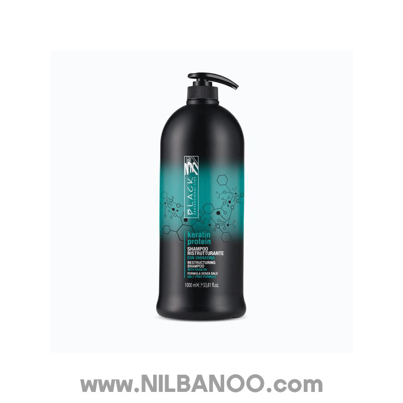 Black Professional Line Keratin Protein Ristrutturante SHampoo 1000 ml