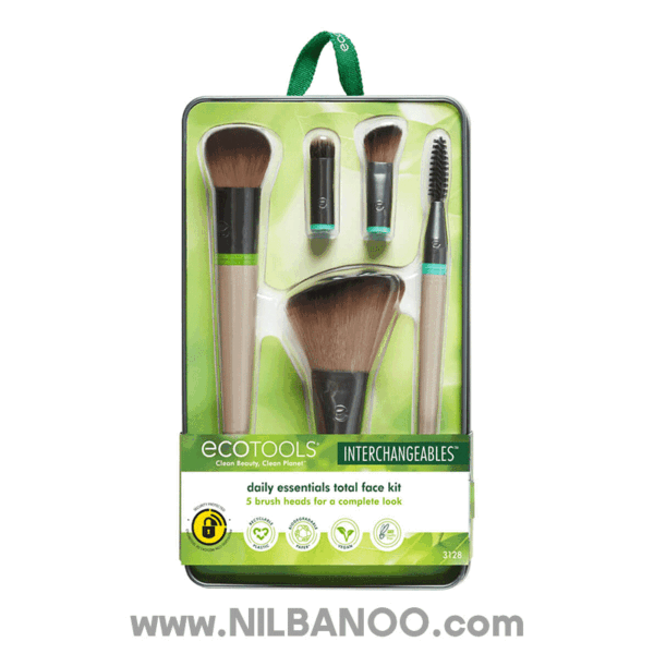 Ecotools Daily Essentials Total Face Kit 5 Brush Head 3128