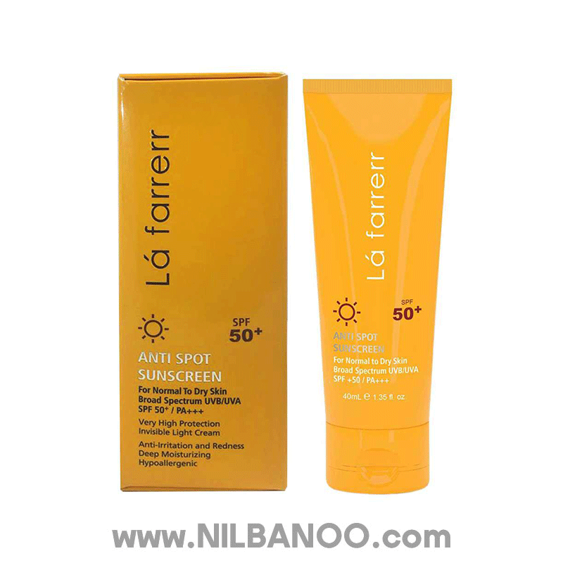 Lafarrerr Anti Spot Sunscreen For Normal To Dry Skin SPF50 40 ml