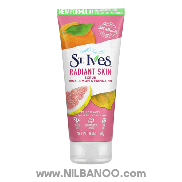 St. Ives, Radiant Skin Scrub, Pink Lemon & Mandarin 170g