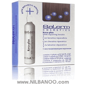 salerm cosmetic kera plus with repairing keratin 10ml
