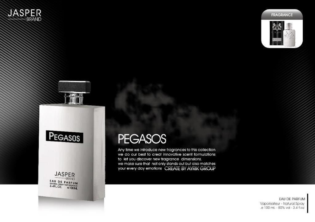 ادو پرفیوم مردانه جاسپر مدل PEGASOS