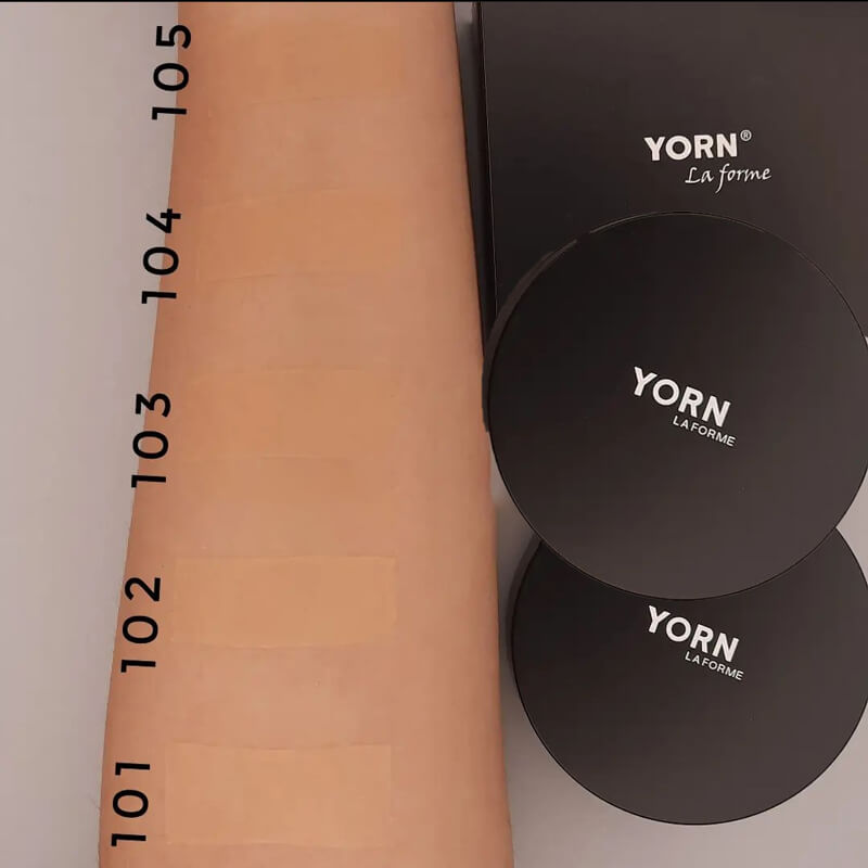 yorn compact powder color