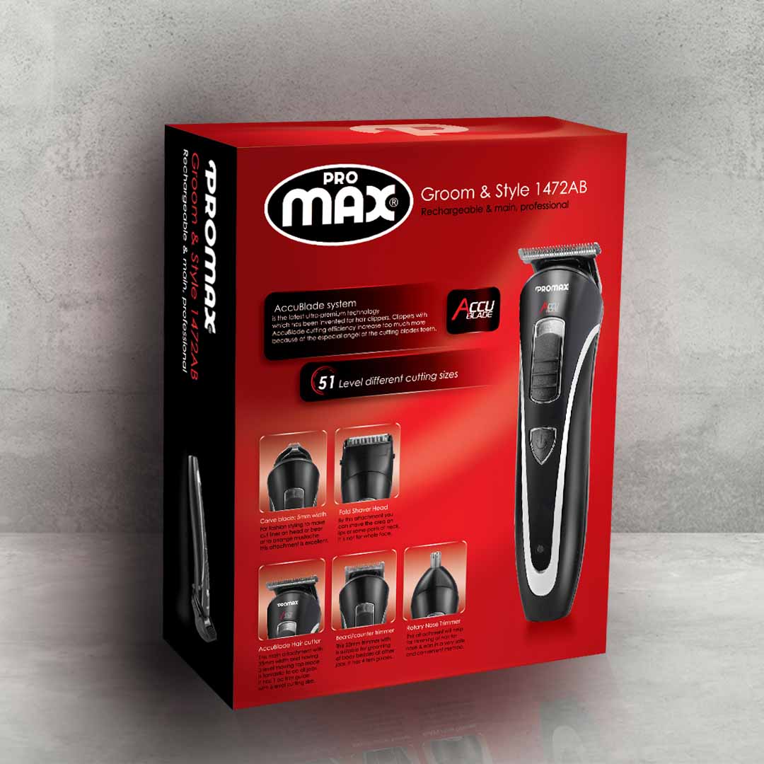 promax hair clipper 1472ab