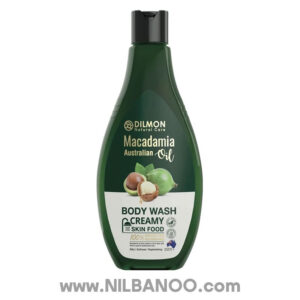 Dilmon Macadamia Body Wash Creamy Skin Food 415 ml