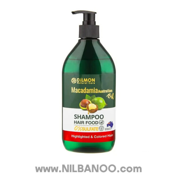 Dilmon Macadamia Sulfate Free Shampoo For Colored Hair 385 ml