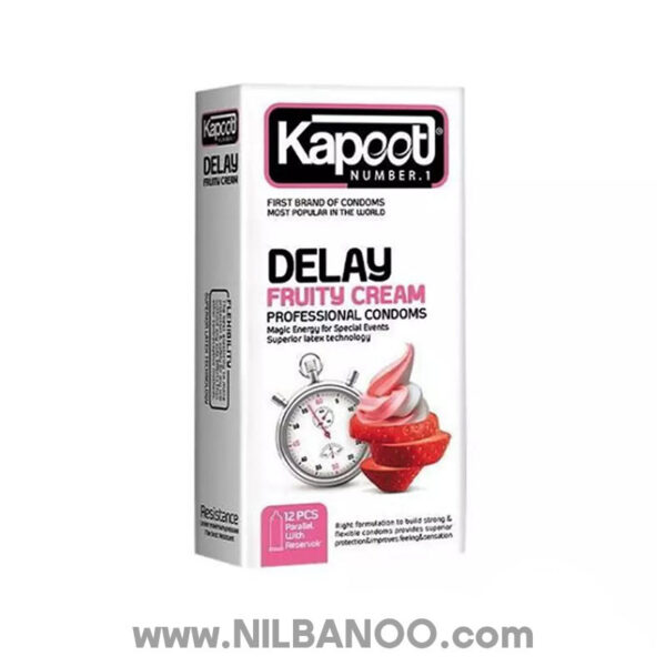 Kapoot Condoms Delay Fruity Cream 12pcs