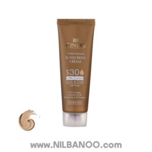 کرم ضدآفتاب رنگی SPF30 سینره رنگ بژ روشن