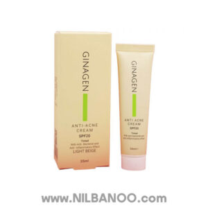 کرم ضد جوش رنگی SPF20 ژیناژن رنگ لایت بژ