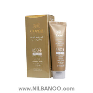 کرم ضد آفتاب رنگی SPF50 سینره مناسب انواع پوست