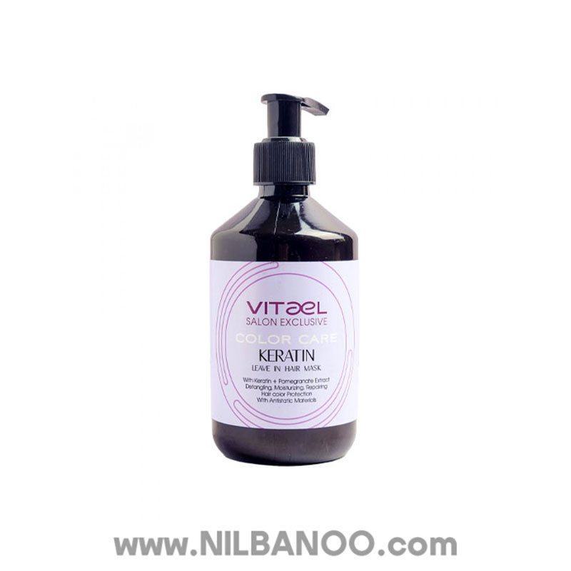کرم مو بدن آبکشی ویتاال مناسب موهای رنگ شده