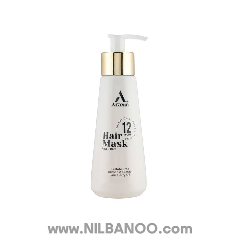 ماسک موی 12 کاره گیاهی آراکسین 175 میل